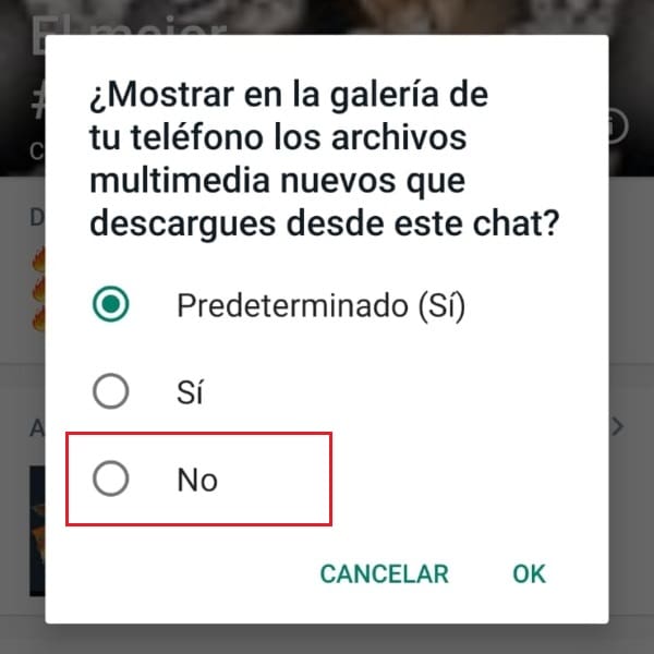 Configura WhatsApp para que las fotos que te envíen no se vean en tu galería.- Blog Hola Telcel
