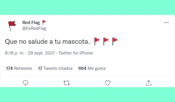 Que no salude a tu mascota bandera roja meme.- Blog Hola Telcel 