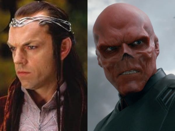 Hugo Weaving como Red Scull en Capitán América y como Elrond en El señor de los anillos.- Blog Hola Telcel 