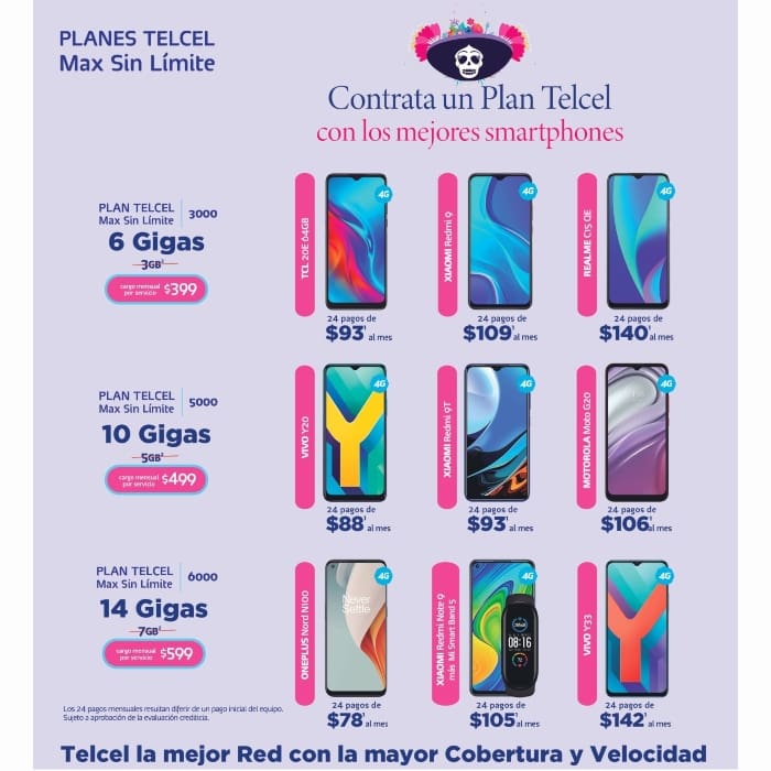 Captura tus momentos favoritos de la temporada con un nuevo equipo en un Plan Telcel. ¡Aprovecha la oportunidad! Vigencia al 03 de noviembre de 2021.- Blog Hola Telcel