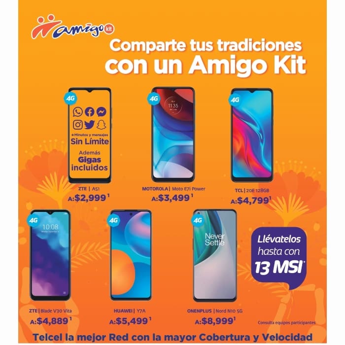 El momento de capturar lo mejor de la temporada ha llegado y qué mejor manera de hacerlo que con un nuevo Amigo Kit. Vigencia al 03 de noviembre de 2021.- Blog Hola Telcel
