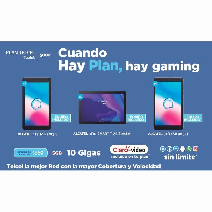 Déjate consentir por la tecnología y variedad de tablets que Telcel tiene para ti. ¡Elige tu tablet favorita y comienza a disfrutar! Vigencia al 13 de octubre de 2021.- Blog Hola Telcel