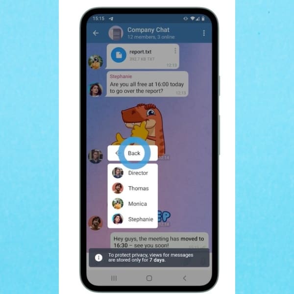 Saber quién leyó tu mensaje en un grupo en Telegram.- Blog Hola Telcel 