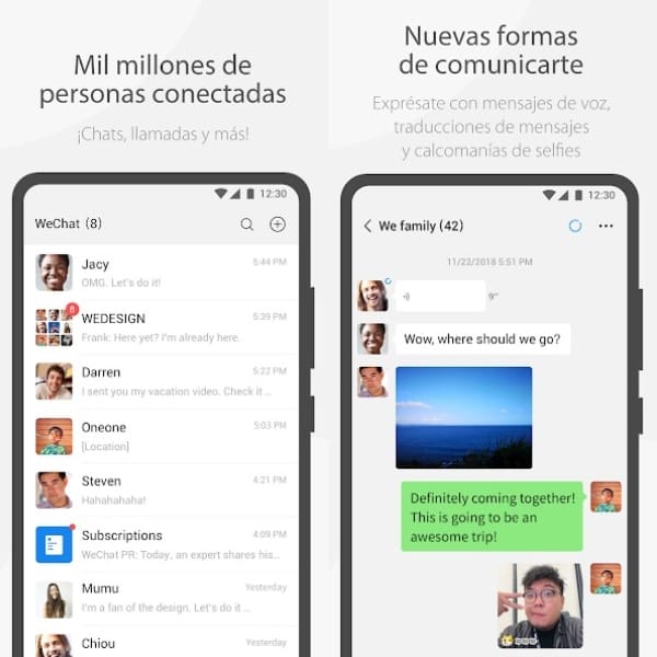 WeChat, opción para chatear cuando WhatsApp se cae.- Blog Hola Telcel 