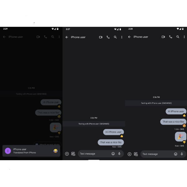Reacciónes emojis en Android Google SMS - Blog Hola Telcel