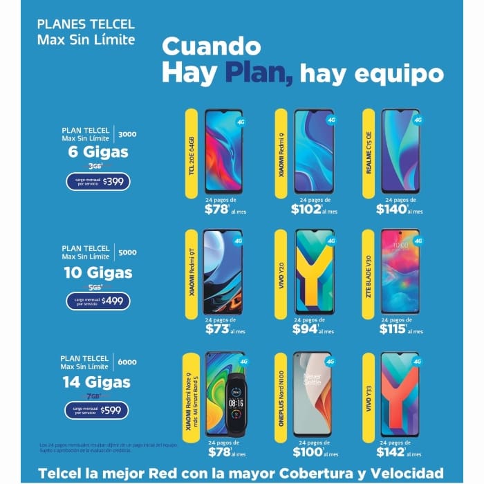 Disfruta ahora mismo de un nuevo equipo con un Plan Telcel y todos los beneficios que este te brinda. Vigencia al 09 de noviembre de 2021.- Blog Hola Telcel
