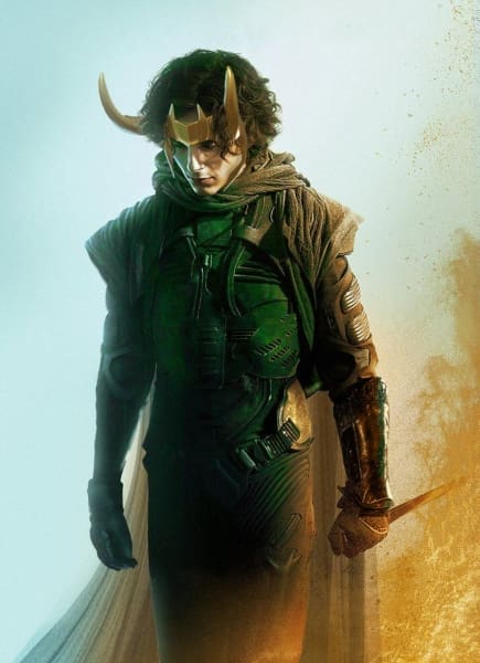 Diseño gráfico de BossLogic de Timothée Chalamet como Loki.- Blog Hola Telcel 