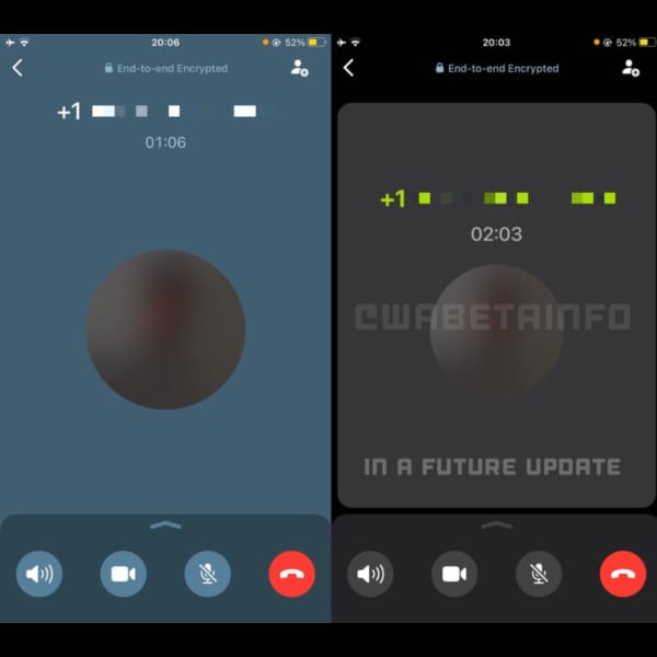 Este es el nuevo diseño de la pantalla para hacer llamadas de voz en WhatsApp para iOS y Android - Blog Hola Telcel