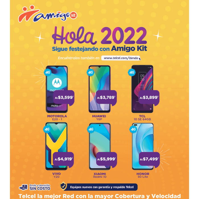 Ya no busques más, el mejor regalo para este nuevo año lo encuentras en Telcel y Amigo Kit, ¡así que aprovecha ahora mismo! Vigencia al 12 de enero de 2022.- Blog Hola Telcel