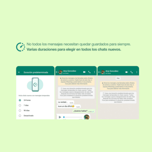 ¿Cómo hacer que los mensajes desaparezcan de WhatsApp de forma automática? - Blog Hola Telcel