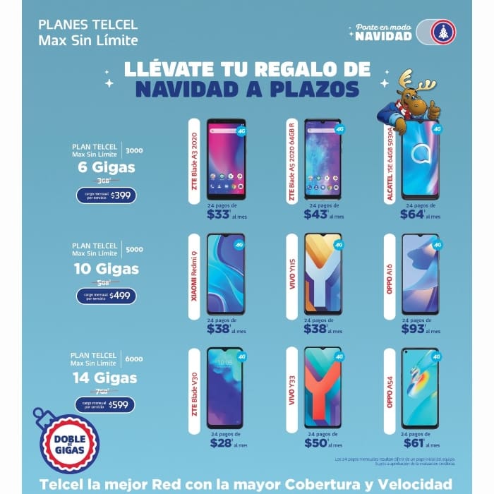 Si ya estás en busca del regalo perfecto para esa persona especial o para consentirte en Navidad, aprovecha ahora mismo esta promoción con tu Plan Telcel. Vigencia al 15 de diciembre de 2021.- Blog Hola Telcel