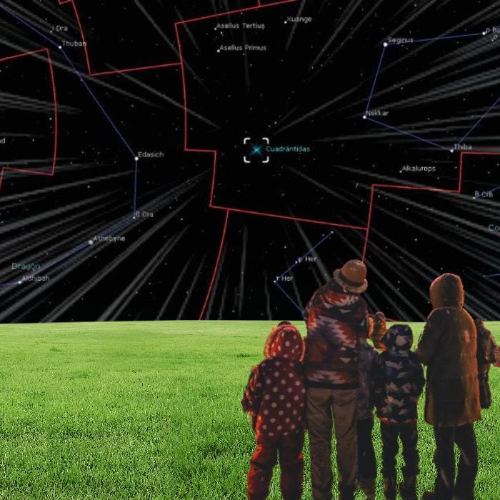 Familia viendo primera lluvia de estrellas en México 2022.-Blog Hola Telcel