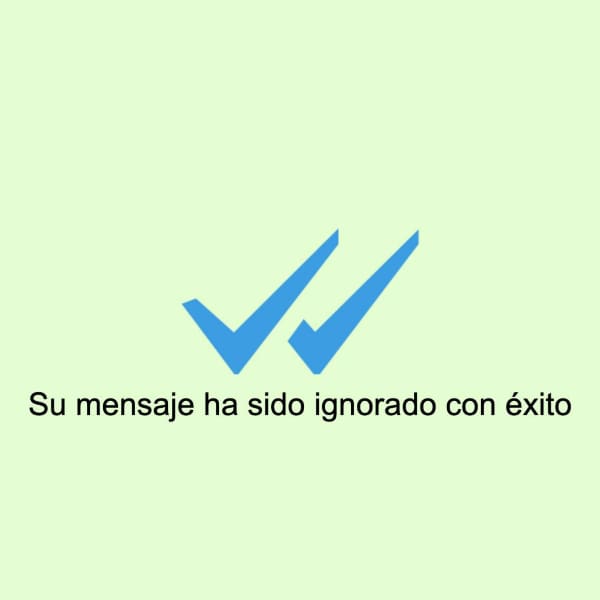 Su mensaje ha sido ignorado con éxito, palomitas azules desactivadas de WhatsApp - Blog Hola Telcel