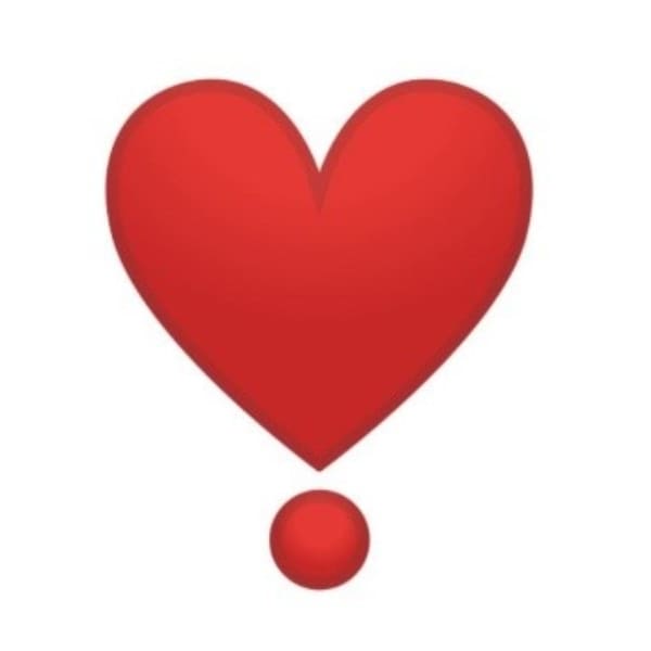 Emoji de corazón con punto rojo, significado real según Emojipedia.- Blog Hola Telcel