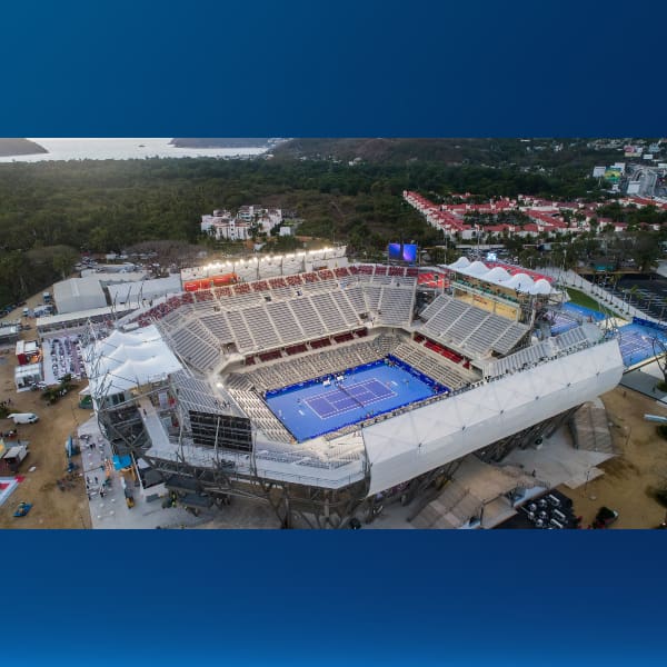 Arena GNP del Abierto mexicano de Tenis Telcel 2022 en Acapulco - Blog Hola Telcel