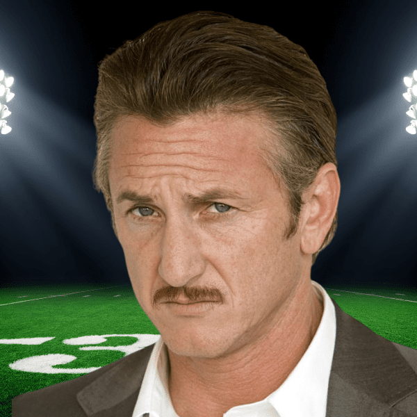 Sean Penn desde las gradas del SoFi Stadium SB LVI - Blog Hola Telcel