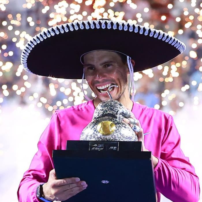 Rafael Nadal trofeo tenis Acapulco 2022 - Blog Hola Telcel