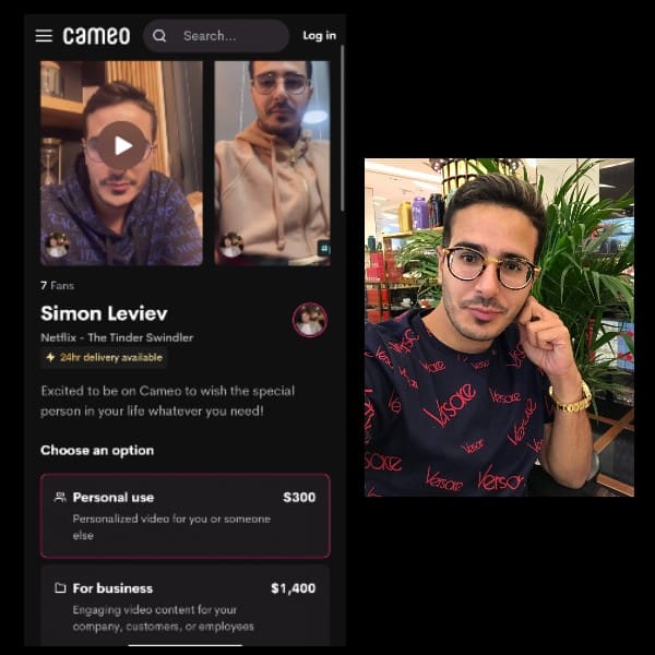 el estafador de Tinder ahora graba saludos en video y los vende en miles de dólares - Blog Hola Telcel