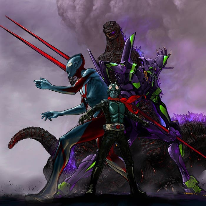 Nueva película juntará a Godzilla, ultraman, kamen rider y evangelion en una sola - Blog Hola Telcel