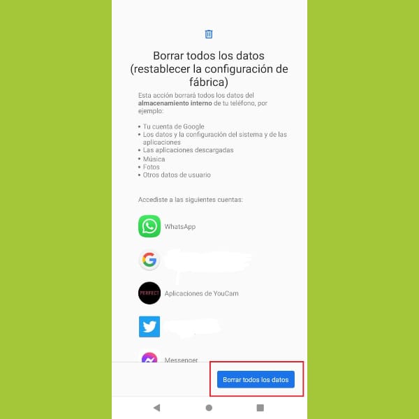 Pasos para borrar los datos y restaurar los valores de fábrica de tu teléfono Android si vas a cambiarlo o venderlo - Blog Hola Telcel