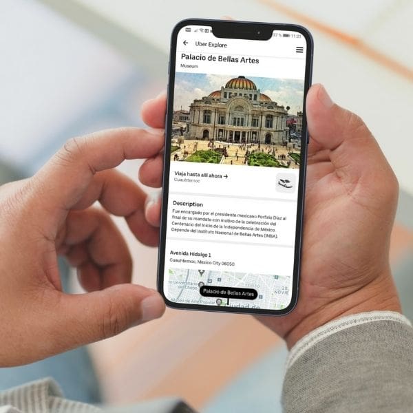  El palacio de Bellas Artes es uno de los destinos de la CDMX a explorar con la nueva función de Uber - Blog Hola Telcel 