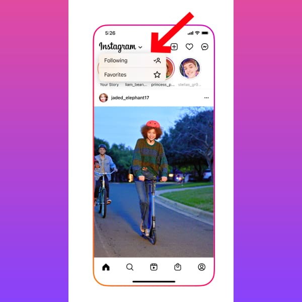Así puedes seleccionar los Favoritos y Seguidos en Instagram para ver publicaciones en orden cronológico - Blog Hola Telcel 