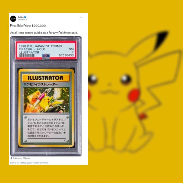 Carta de Pikachu Pokémon que vale millones de pesos - Blog Hola Telcel