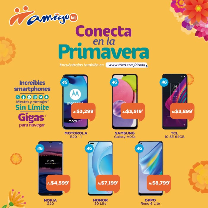 Adquiere los mejores smartphones con Amigo Kit de Telcel en marzo 2022 - Blog Hola Telcel