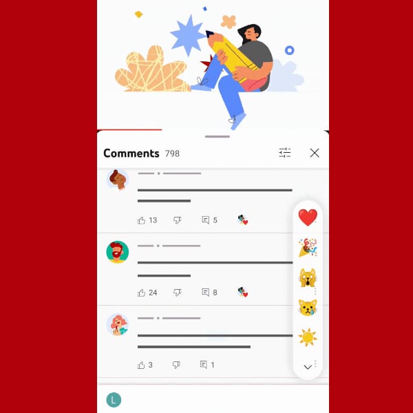 Las reacciones estarán visibles en los comentarios de los videos de YouTube - Blog Hola Telcel
