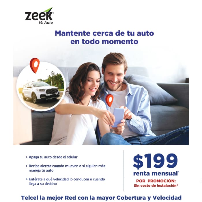 Vigila y protege tu coche o moto con Zeek Mi Auto de Telcel por $199 mensuales - Blog Hola Telcel