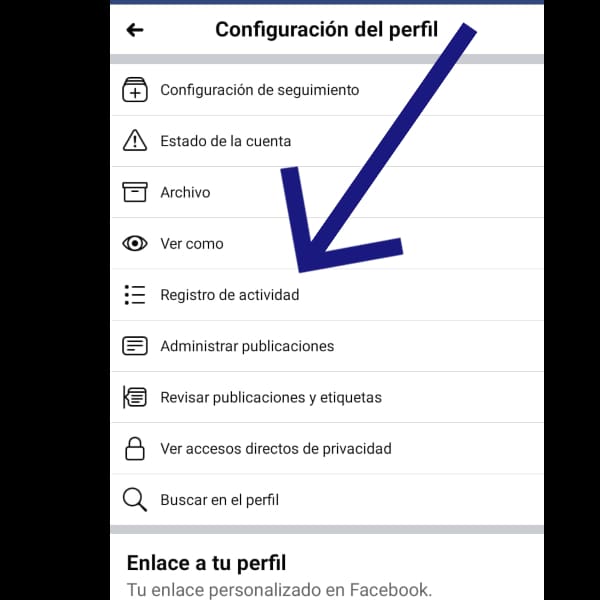 Registro de actividad en Facebook para buscar y encontrar la primera publicación - Blog Hola Telcel