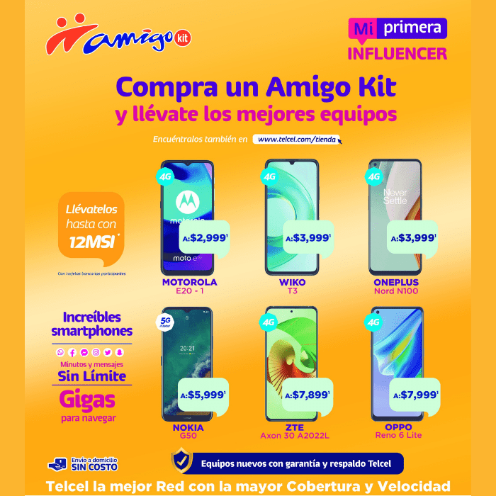Este 10 de mayo regala un equipo con Amigo Kit de Telcel.-Blog Hola Telcel
