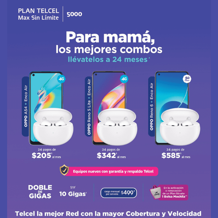 Conoce los nuevos combos de OPPO que Telcel trae para ti.-Blog Hola Telcel