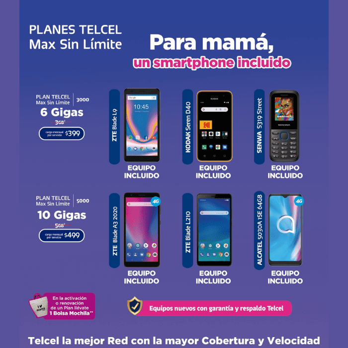 Para mamá solo lo mejor; llévate un Plan Mas Sin Límite con Equipo Incluido.-Blog Hola Telcel.png