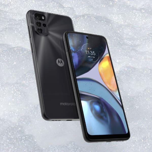 Los ambos lados del Motorola moto g22 lucen inigualables y está disponible en las tiendas de Telcel.- Blog Hola Telcel