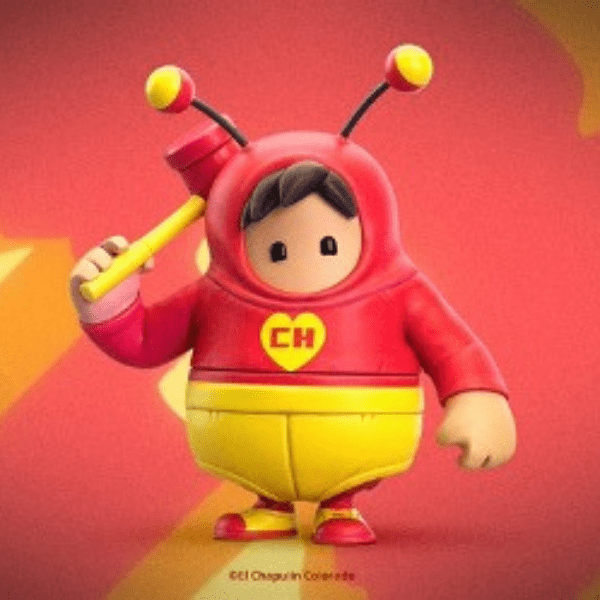 'Fall Guys', traje del Chapulín Colorado.-Blog Hola Telcel