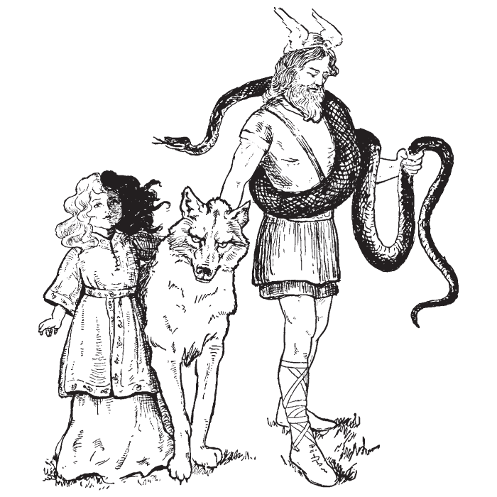 Loki hermano de Thor con sus mascotas y su hija.- Blog Hola Telcel