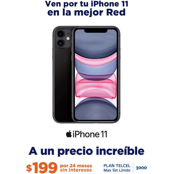 Llévate el iPhone 11 a un precio increíble con la mejor Red de Telcel.- Blog Hola Telcel