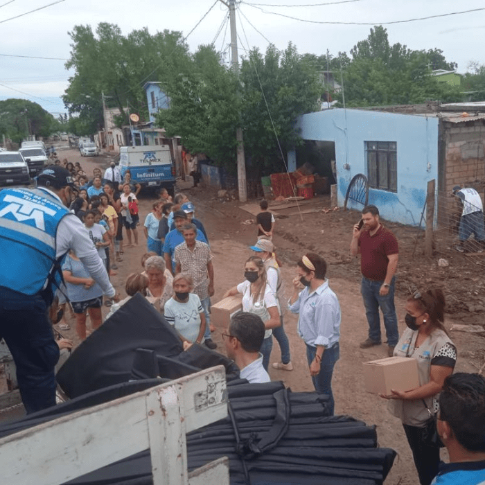 Habitantes de Múzquiz recibieron 6.5 toneladas de ayuda humanitaria. -Blog Hola Telcel