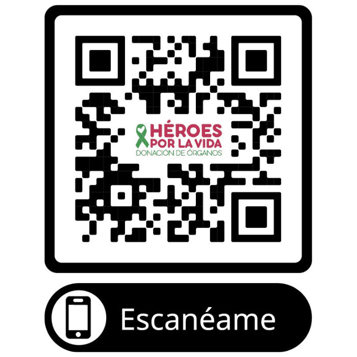 Escanea el QR y regístrate como donador de órganos Héroes por la vida- Blog Hola Telcel