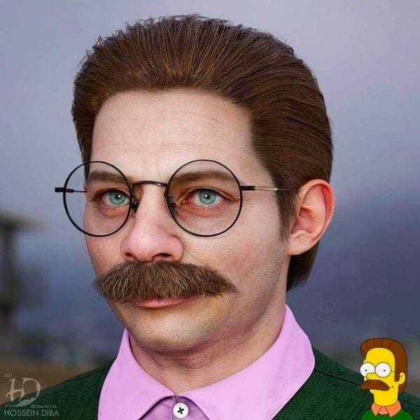 Conoce a Ned Flanders de carne y hueso.-Blog Hola Telcel
