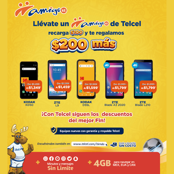 Llévate un amigo kit de telcel a casa y disfruta de los beneficios de la mejor red.- Blog Hola Telcel