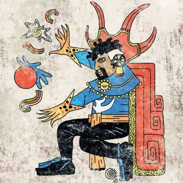 Personajes dibujados en estilo maya.-Blog Hola Telcel