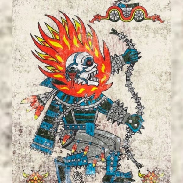 Personajes de la empresa Marvel dibujados en estilo maya.-Blog Hola Telcel