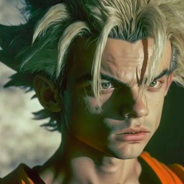 Así se vería Gokú según IA.-Blog Hola Telcel