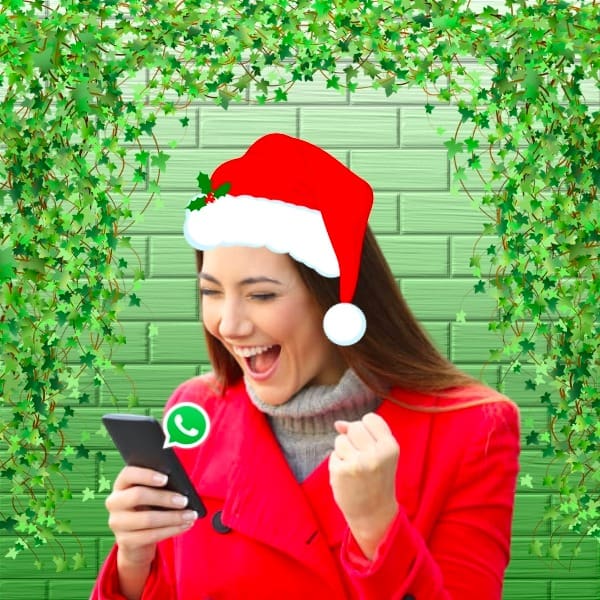 Gorro de Santa para tu WhatsApp.-Blog Hola Telcel