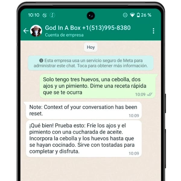 Conoce tu nueva receta especial de cocina para tus gustos con ChatPGT y WhatsApp.-Blog Hola Telcel