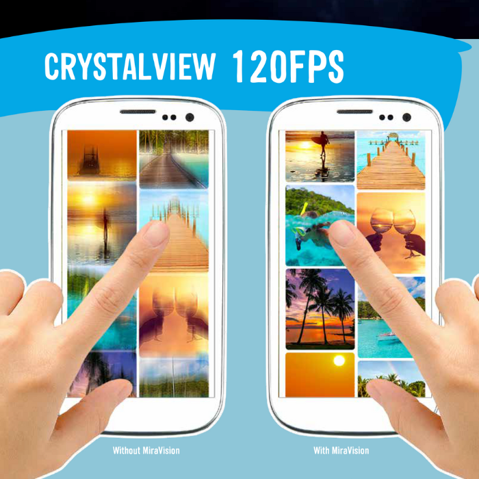 CrystalView es capaz de estabilizar las mágenes en la pantalla en tiempo real.-Blog Hola Telcel