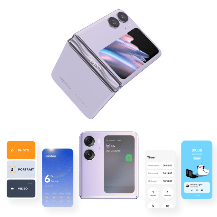 Conoce por qué la pantalla externa del OPPO Find N2 Flip es tan especial.- Blog Hola Telcel