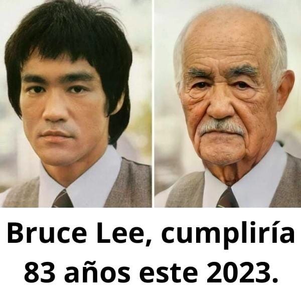 Así se vería Bruce Lee actualmente.-Blog Hola Telcel